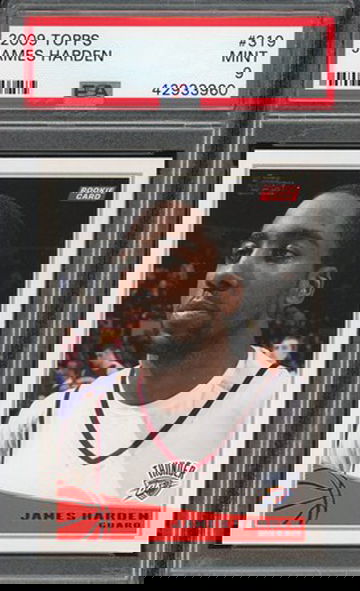 2009 Topps Basketball James Harden ROOKIE RC #319 PSA 9