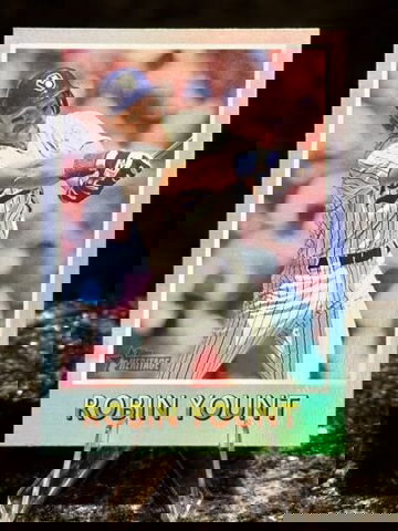 2024 Topps Heritage ROBIN YOUNT 1975 Baseball Sensations PLATINUM FOIL #75BS-7