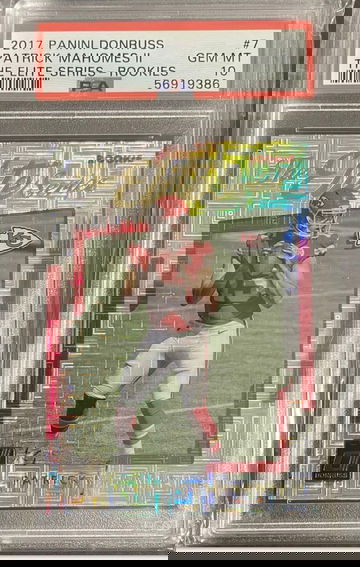 2017 Donruss The Elite Series Patrick Mahomes PSA 10