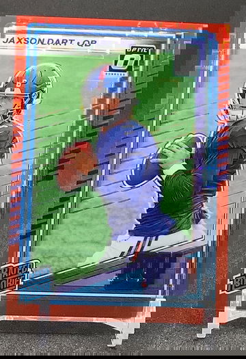 2025 Jaxon Dart Optic preview red rated rookie 