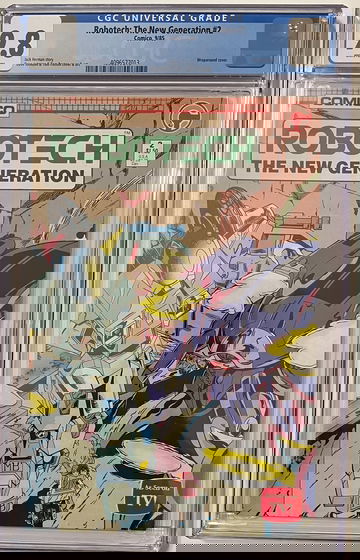 ROBOTECH THE NEW GENERATION # 2 COMICO COMICS 1985 CGC 9.8 WHITE PAGES SHARP COMIC!!