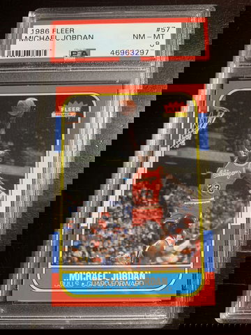1986 Fleer #57 Michael Jordan RC PSA 10