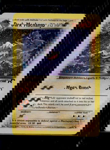 2000 Pokemon Team Rocket #10/82 Dark Machamp Holo