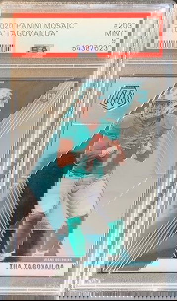 2020 Tua Tagovailoa Mosaic PSA 9 (54387623)