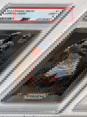 2012 Panini Prizm Lebron James PSA 9 Mint