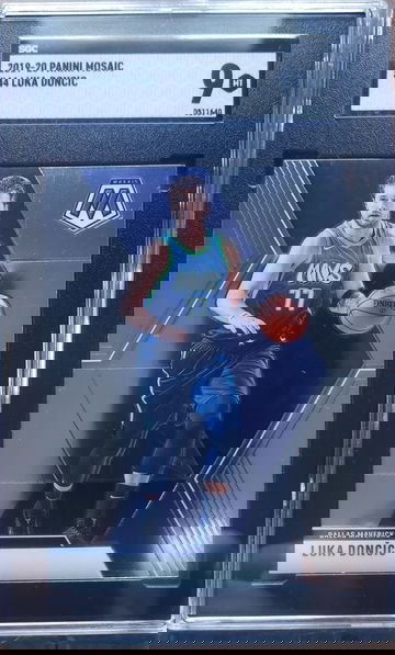 2019-20 Panini Mosaic #44 Luka Doncic SGC 9 MT