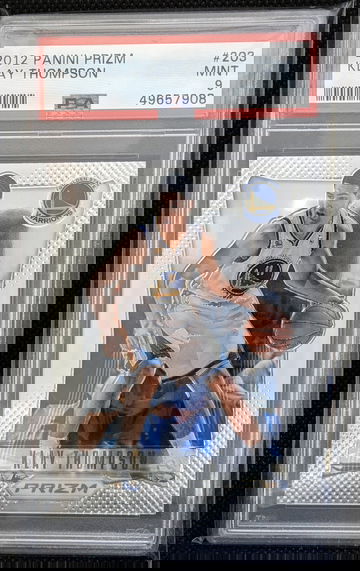 2012 Panini Prizm #203 Klay Thompson ROOKIE RC PSA 9 MINT