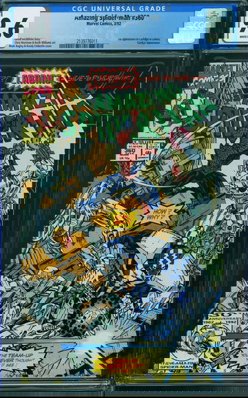 AMAZING SPIDER-MAN #360, CGC 9.6 NM+