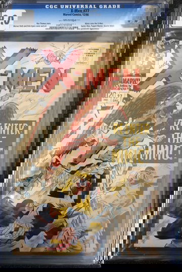 X-Men #27 CGC 9.0 Mimic Joins X-Men Off White Pages 