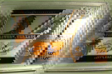 2007-08 SP ROOKIE THREADS GOLD ROOKIES #52 JEFF GREEN AUTO 10/50 BGS 9.5 GEM MINT