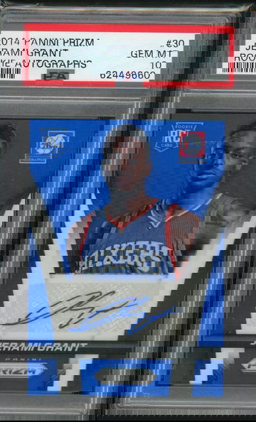 2014 Prizm Jerami Grant Rookie Autographs /499 PSA 10