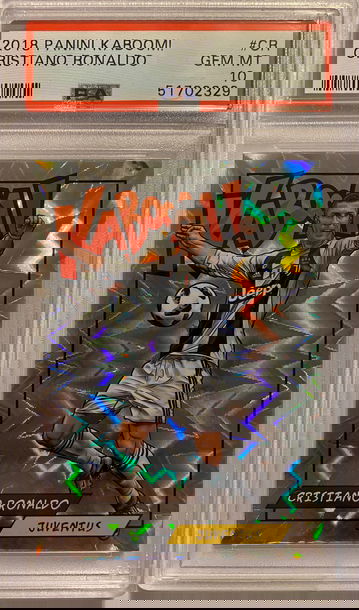 Cristiano Ronaldo 2018 Panini Kaboom PSA 10