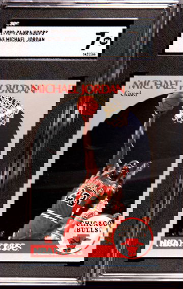 1990-91 Hoops #65 Michael Jordan SGC 7 NM