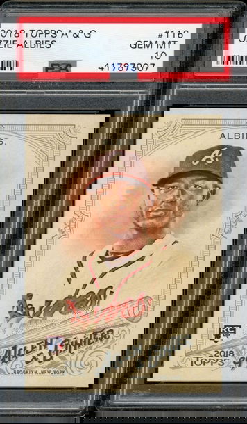 2018 ALLEN & GINTER Ozzie Albies BRAVES PSA 10!