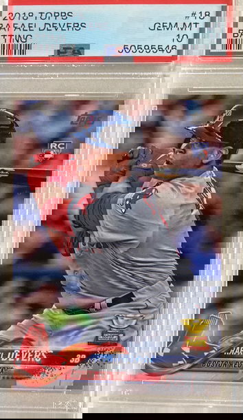 2018 Topps Rafael Devers #18 Rookie RC GEM 