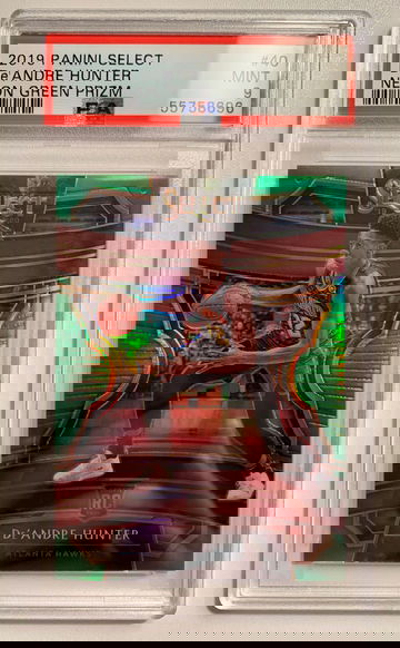 DeAndre Hunter 2019 Panini Select Neon Green Prizm /75 RC SP PSA 9
