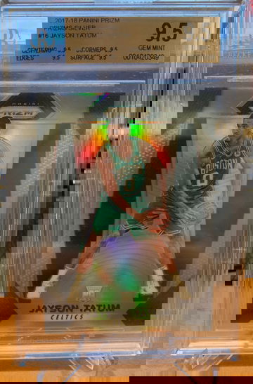 Jayson Tatum Prizm Silver BGS 9.5 True GEM Quads