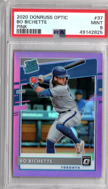 2020 Optic Bo Bichette Pink PSA 9