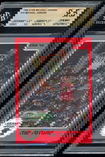 1986 Star Michael Jordan #10 The Future BGS 9.5 Gem Mint