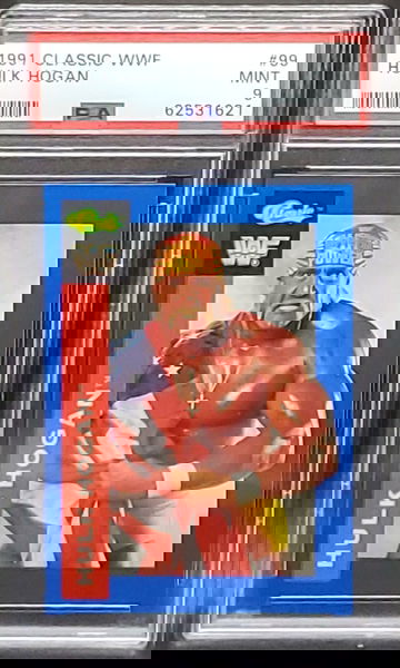 1991 Classic WWF #99 Hulk Hogan PSA 9 MINT