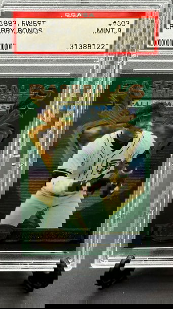 1993 Topps Finest Barry Bonds #103  PSA 9