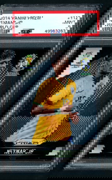 2014 Panini Prizm Neymar JR. World Cup PSA 9