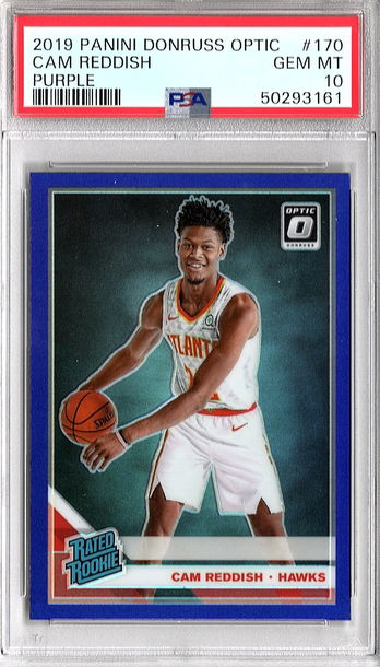 2019 Optic Cam Reddish PURPLE PSA 10