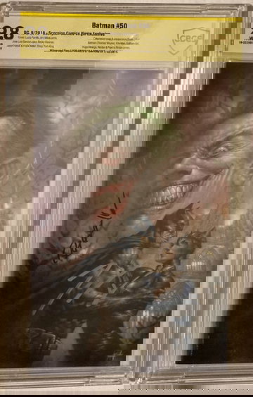 Batman #50 Scorpion Comics Lucio Parillo Virgin signed by Lucio Parillo & Tom King