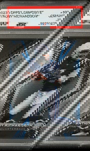 Anthony Richardson 2023 Topps Resurgence NFL #99 Rookie Football Card PSA 10 Gem Mint