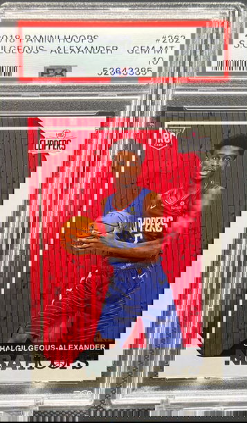 2018 Panini Hoops Shai Gilgeous-Alexander Rookie PSA 10 Gem Mint