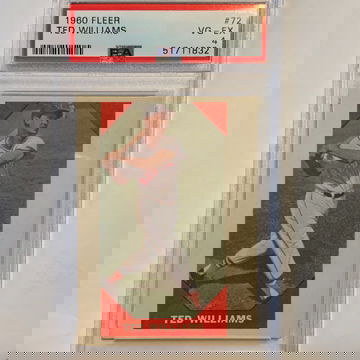 Ted Williams 1960 Fleer # 72 PSA 4