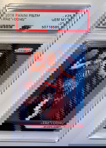 2018 Panini Prizm Trae Young Base ROOKIE RC #78 PSA 10