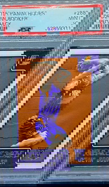 2015 Panini Hoops Devin Booker Red Back #268 RC Rookie PSA 9 Mint