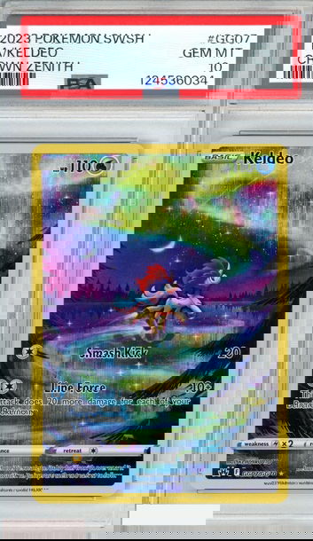 2023 POKEMON SWORD AND SHIELD CROWN ZENITH FA KELDEO #GG07 PSA 10 GEM MT