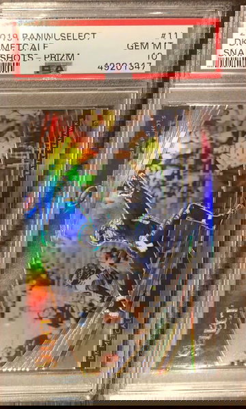 2019 Panini Select #11 DK Metcalf Snapshots Silver Prizm PSA 10 Gem Mint Seahwaks