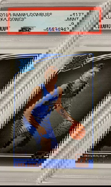 2018 Panini Donruss Luka Doncic PSA 9 Mint #177