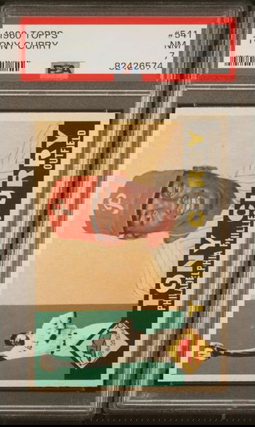 1960 Topps Tony Curry #541 PSA 7 [BL-1B.26]