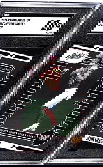 2024 Panini Absolute #102 Jayden Daniels Black SGC 10