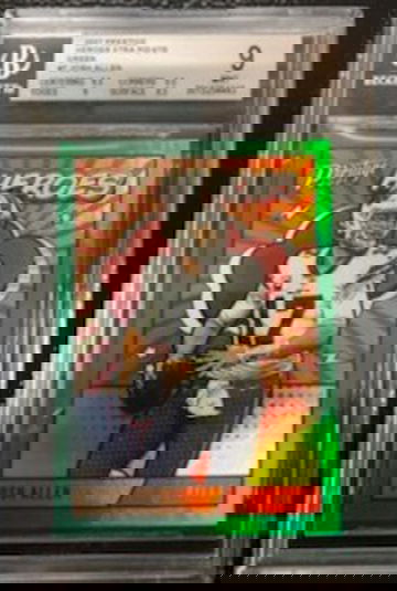 2021 Panini Prestige Josh Allen Heroes Xtra Points Green BGS 9