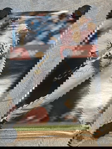 Miguel Cabrera Signed Autographed 20x30 Photo Poster Beckett BAS COA