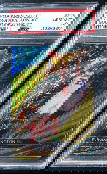 PJ Washington Jr 2019 Select #215 Gold Disco 02/10 PSA 10 