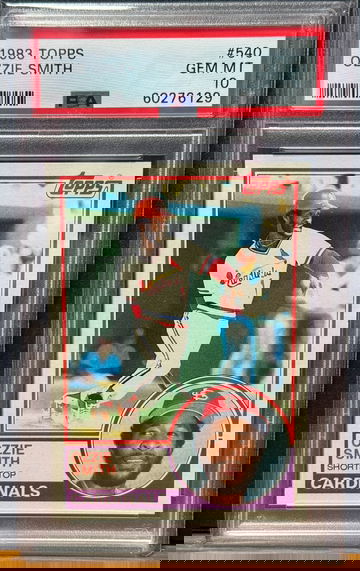 1983 Topps Ozzie Smith #540 PSA 10 GEM MINT St. Louis Cardinals