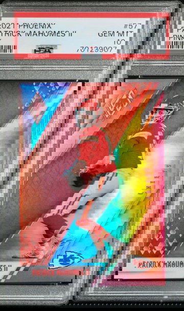 PATRICK MAHOMES 2021 PANINI PHOENIX PINK PRIZM /199 KC CHIEFS SP PSA 10 GEM MINT