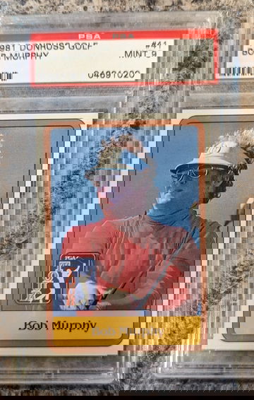 1981 Donruss Bob Murphy PSA 9 Golf