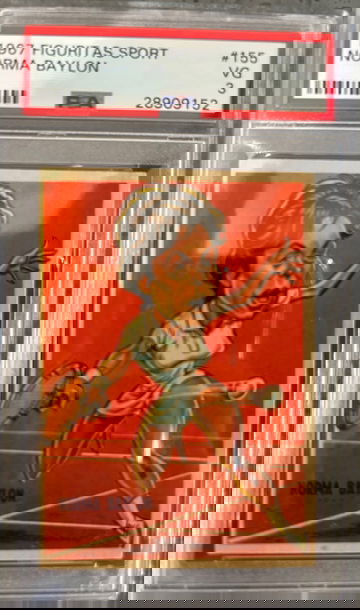 1967 Figuritas Sport Norma Baylon PSA 3