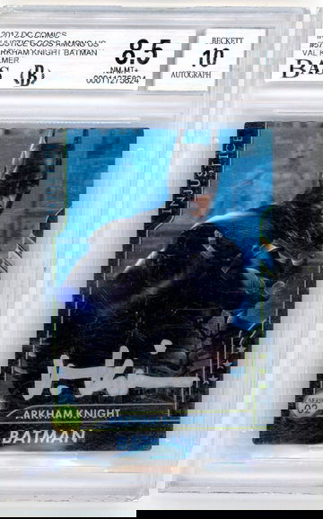 Val Kilmer 2017 DC Comics Injustice Gods Among Us IP BAS Certified Auto 8.5/10 Arkham Knight Batman