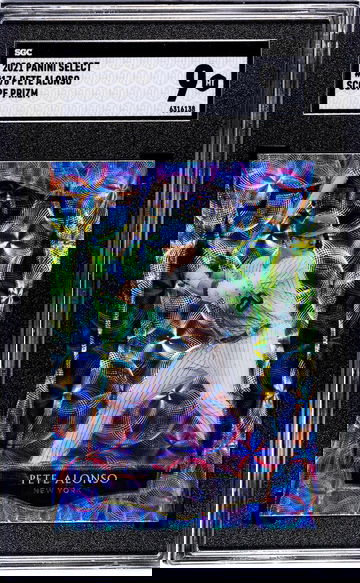 2021 Panini Select #176 Pete Alonso Scope Prizm SGC 9