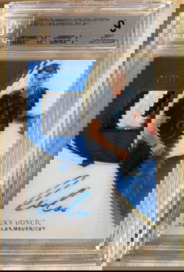 2018-19 Immaculate Luka Doncic RPA 21/99 BGS 9