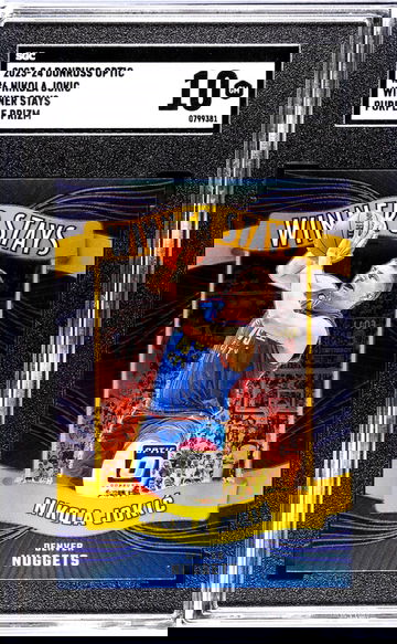 2023-24 Donruss Optic #6 Nikola Jokic Winner Stays Purple Prizm SGC 10