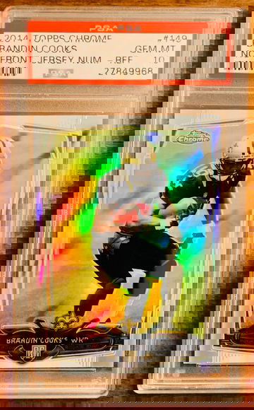 2014 Topps Chrome Brandon Cooks Refractor RC PSA 10 POP 28